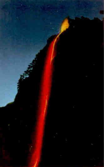 The Fire Fall, Yosemite National Park (California)