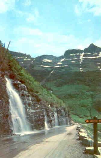 Glacier National Park, The Weeping Wall (Montana, USA)