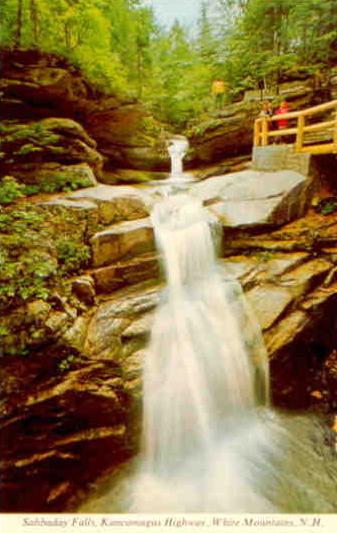 Sabbaday Falls, Kancamagus Highway (New Hampshire, USA)