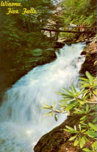 1st Falls (Peace) at Winona Five Falls (Pennsylvania)