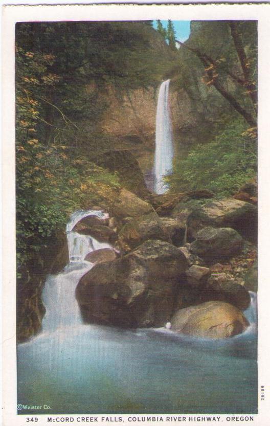 McCord Creek Falls, Columbia River Highway (Oregon, USA)