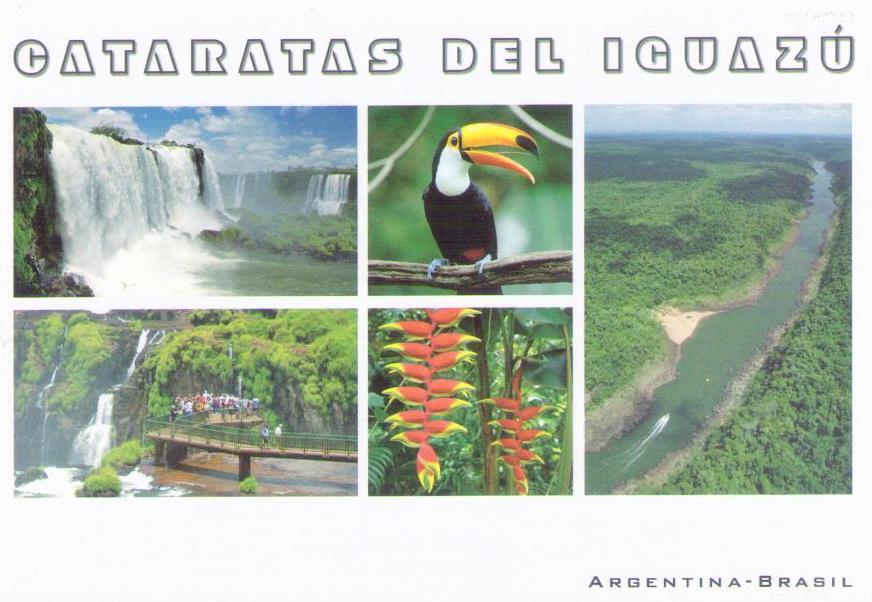 Cataratas del Iguazu, Argentina – Brasil, multiple views