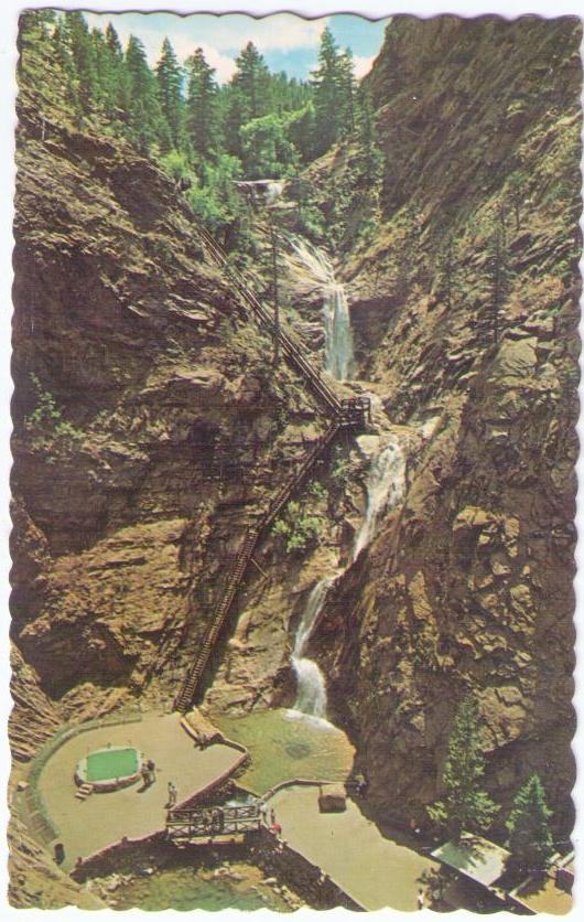 Colorado Springs, Seven Falls in South Cheyenne Canon (USA)