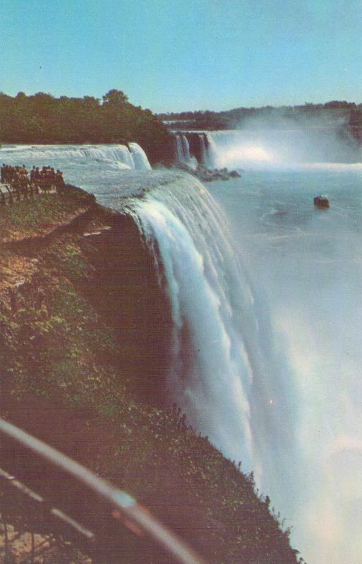 Niagara Falls, American and Horseshoe Falls from Prospect Point