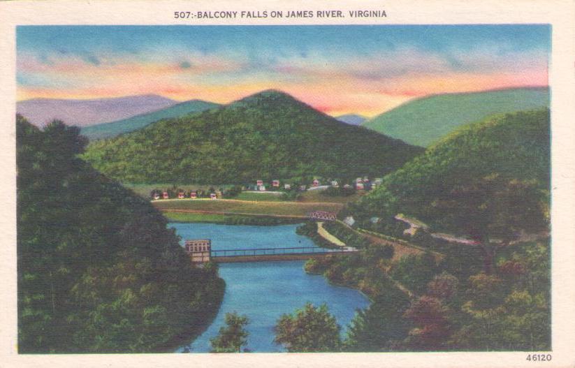 Balcony Falls on James River (Virginia, USA)