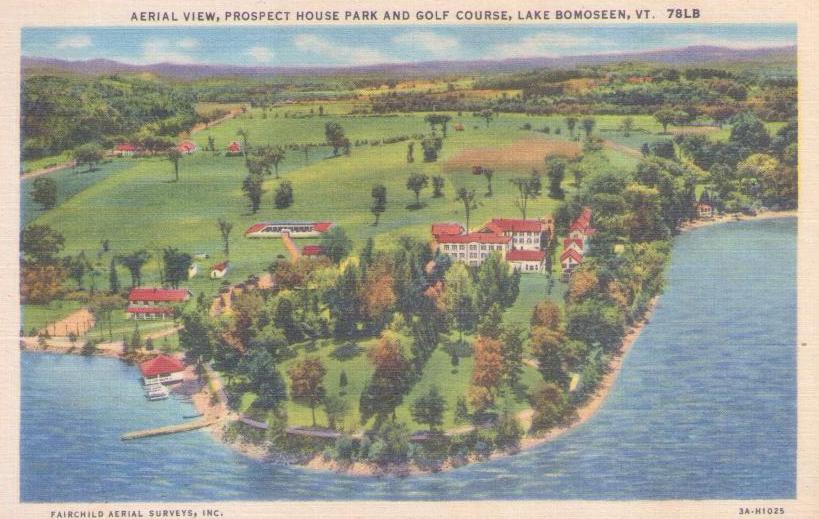 Prospect House Park and Golf Course, Lake Bomoseen (Vermont, USA)