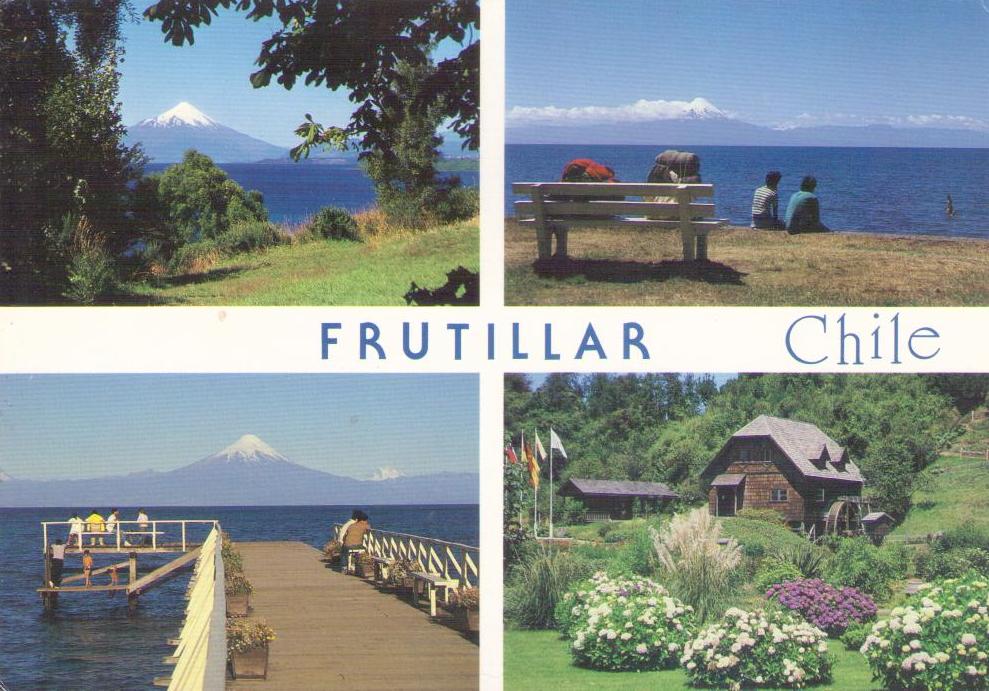 Frutillar, Region de Los Lagos, multiple views (Chile)