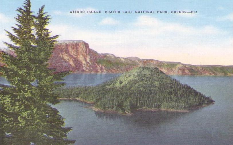 Crater Lake National Park, Wizard Island (Oregon, USA)