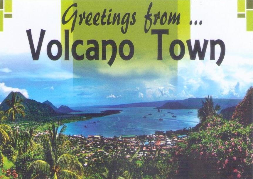 Greetings from … Volcano Town (Papua New Guinea)