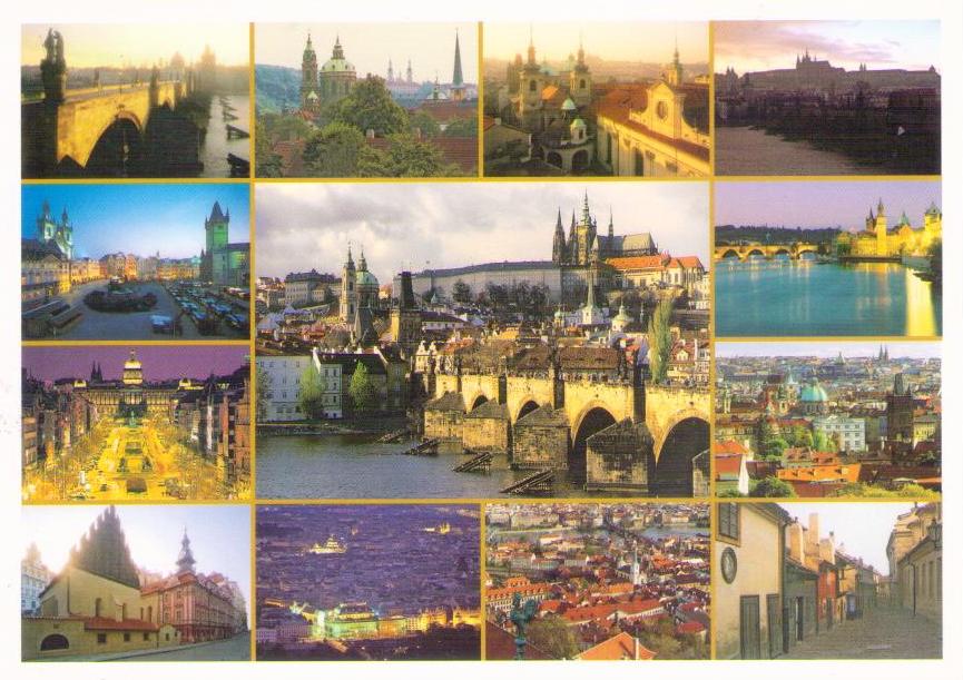 Prague, multiple views (Czech Republic)