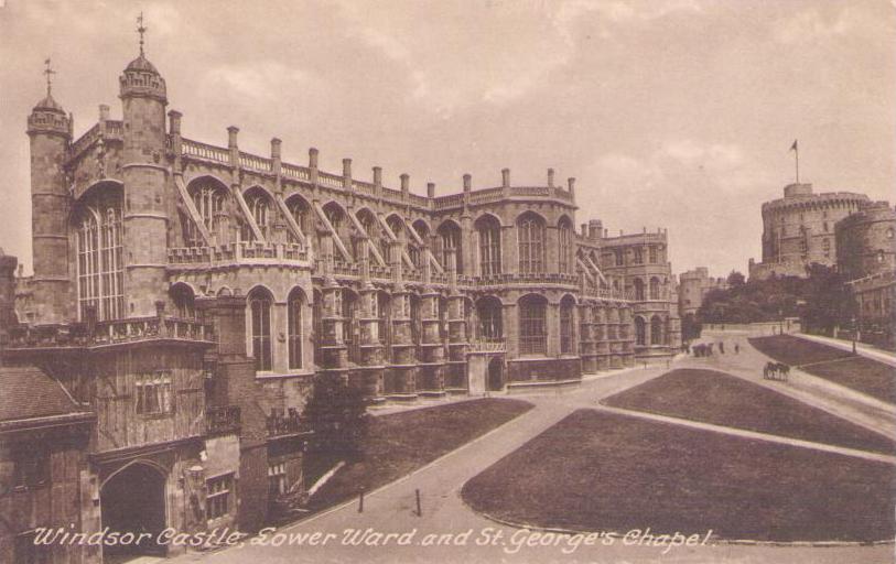 London, Windsor Castle, Lower Ward and St. George’s Chapel