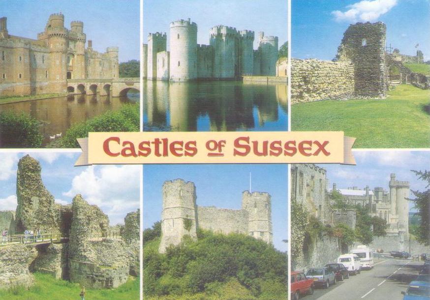Castles of Sussex (England)