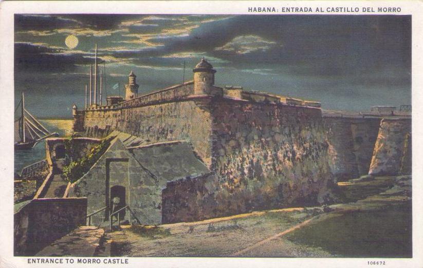 Havana, Entrance to Morro Castle (Cuba)
