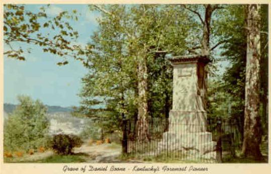 Daniel Boone grave (Kentucky, USA)