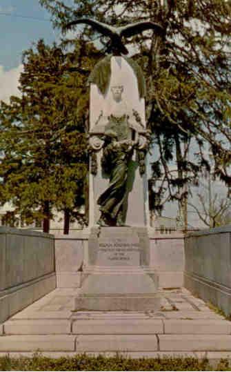 William Atkinson Jones monument and grave, Warsaw (Virginia)