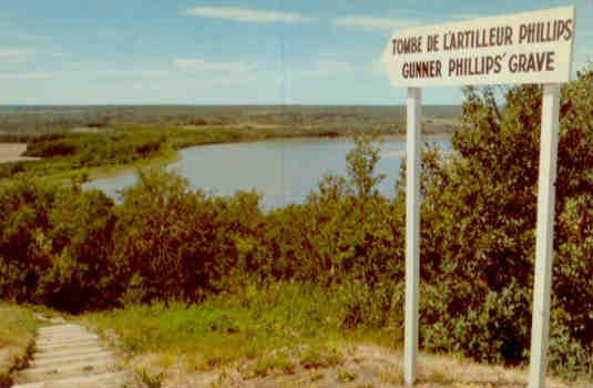 Gunner Phillips’ grave (Saskatchewan, Canada)