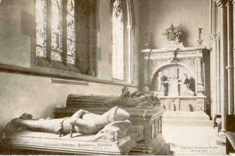 Dorothy Vernon’s Tomb, Rutland Chapel, Bakewell Church (England)