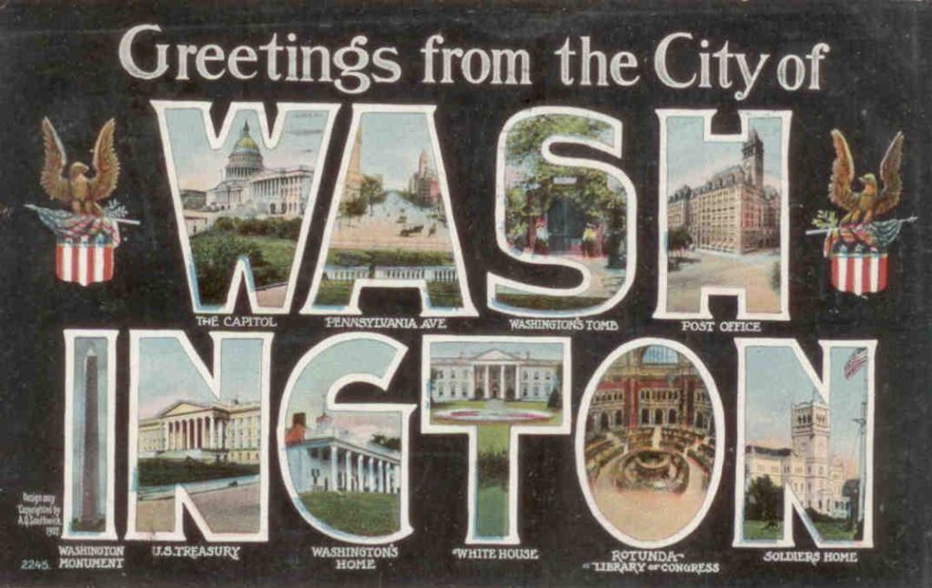 Greetings from the City of Washington (D.C.), Washington’s Tomb