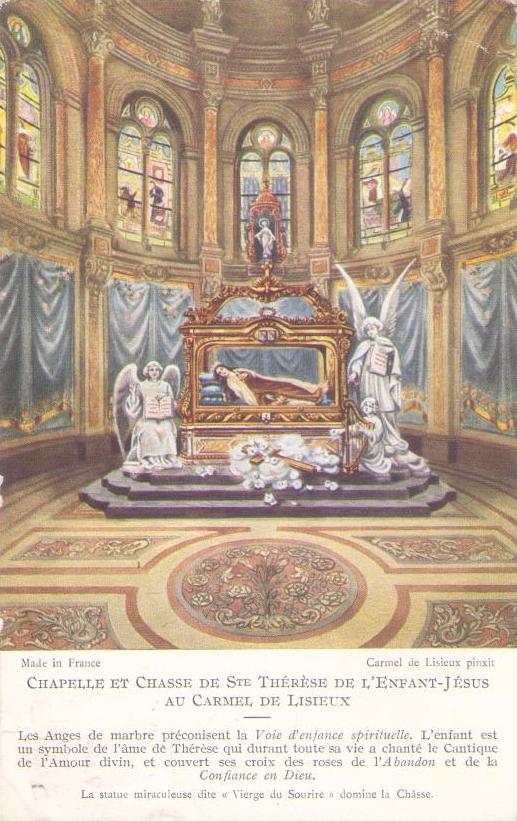 Lisieux, Chapelle et Chasse de Ste Therese (France)