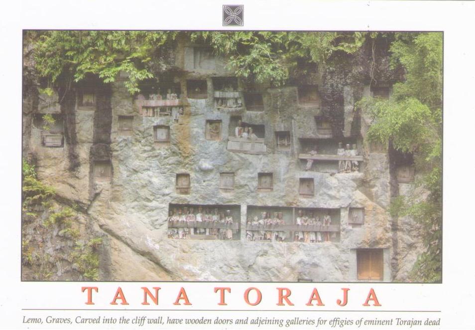 Tana Toraja, Lemo, Graves (Indonesia)