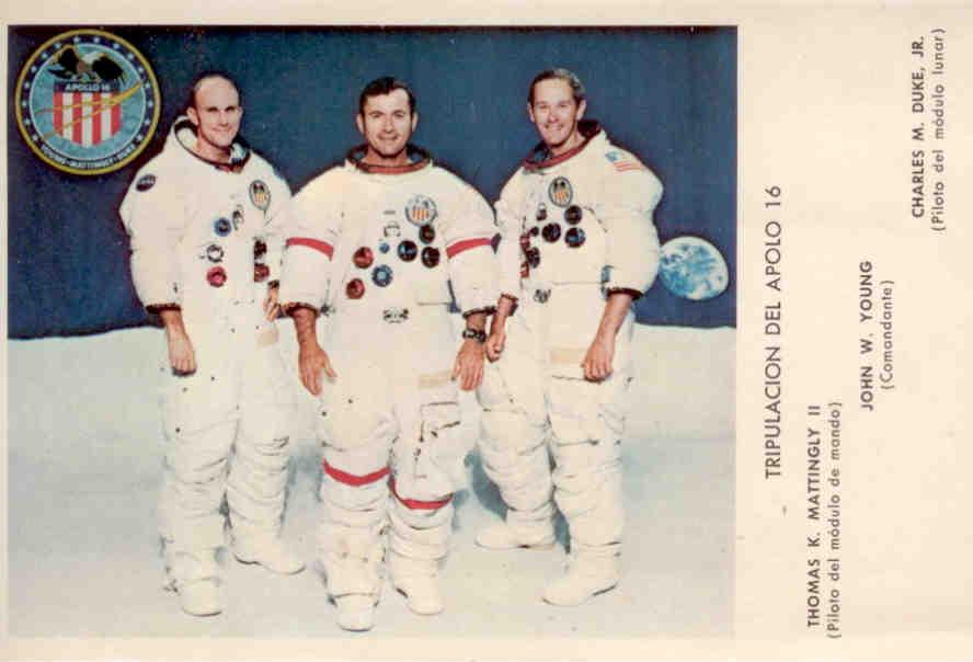 Voice of America – Tripulacion del Apolo 16