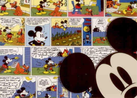 Mickey Mouse and cartoon