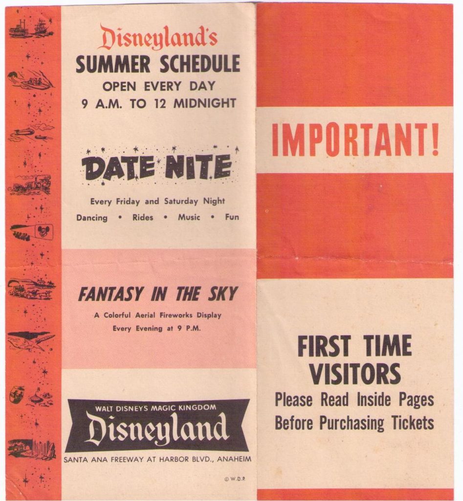Anaheim Disneyland – First Time Visitors (not a postcard)
