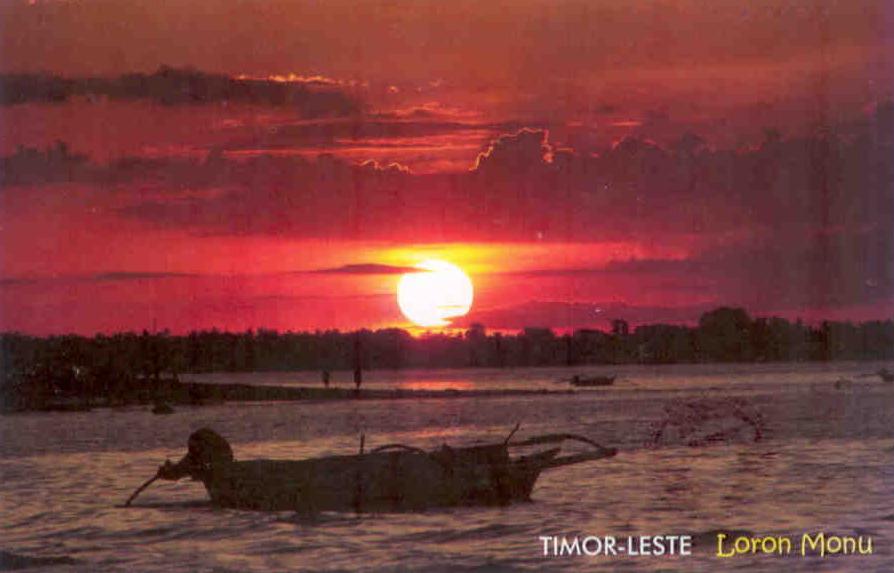 Loron Monu, sunset (Timor-Leste)