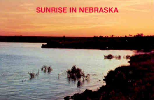 Sunrise in Nebraska (USA)