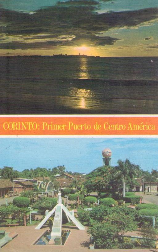 Sun Set in the Island of El Cardon, and the Park of Corinto (Nicaragua)