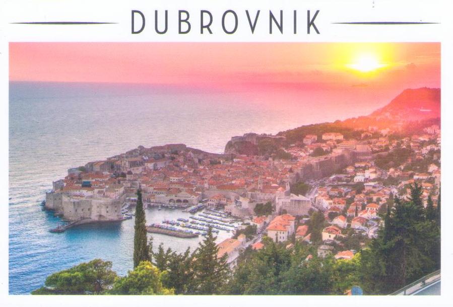 Dubrovnik, sunset (Croatia)