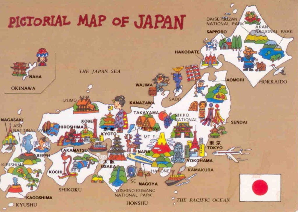 Pictorial Map of Japan