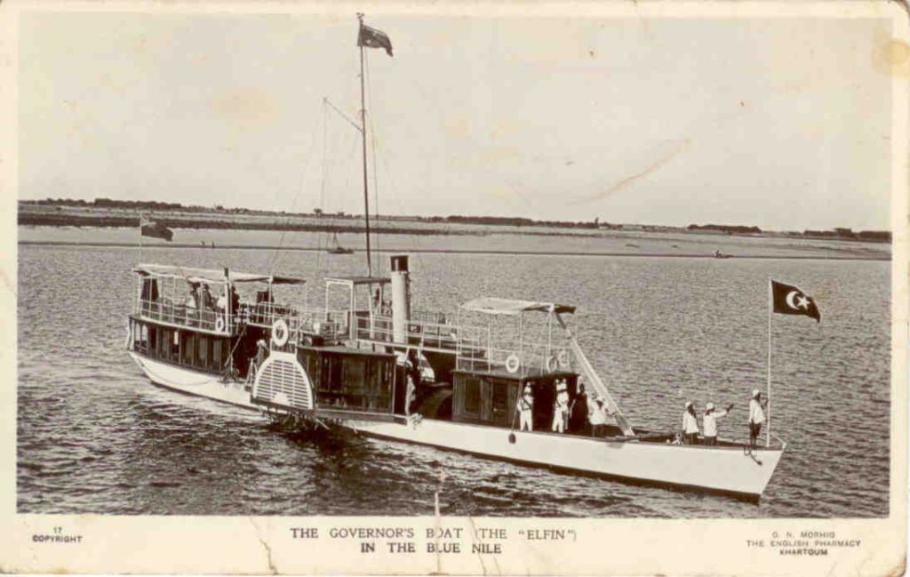 The Governor’s Boat (The “Elfin”) in the Blue Nile (Sudan)