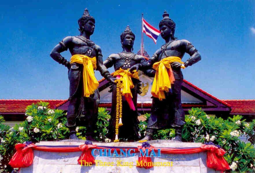 Chiang Mai, The Three King Monument (Thailand)