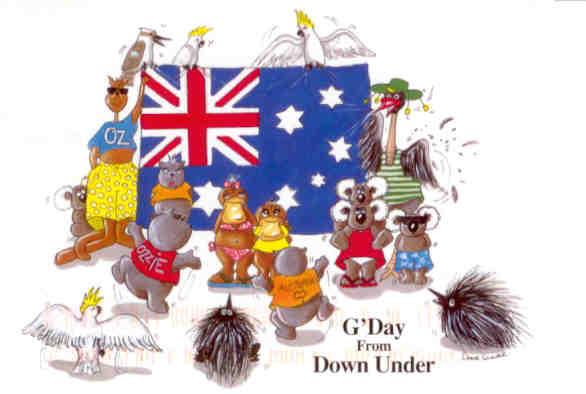 G’Day from Down Under (Australia)