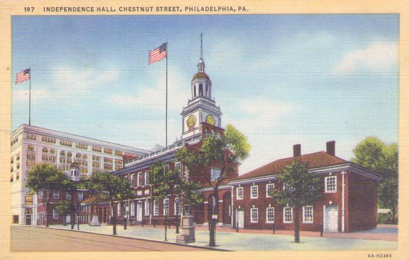 Philadelphia, Independence Hall, Chestnut Street (USA)