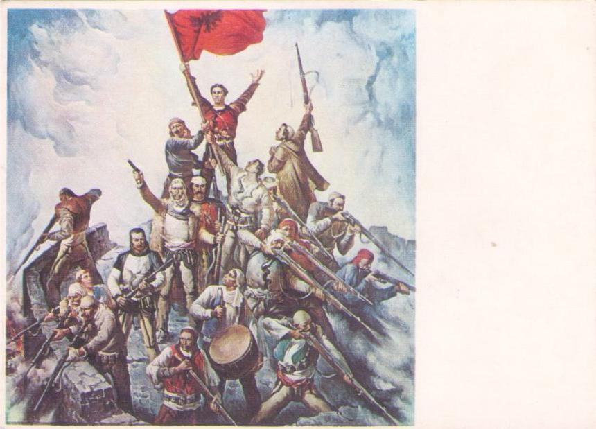 The Hoisting of the National Flag, 1911 (Agim Zajmi) (Albania)