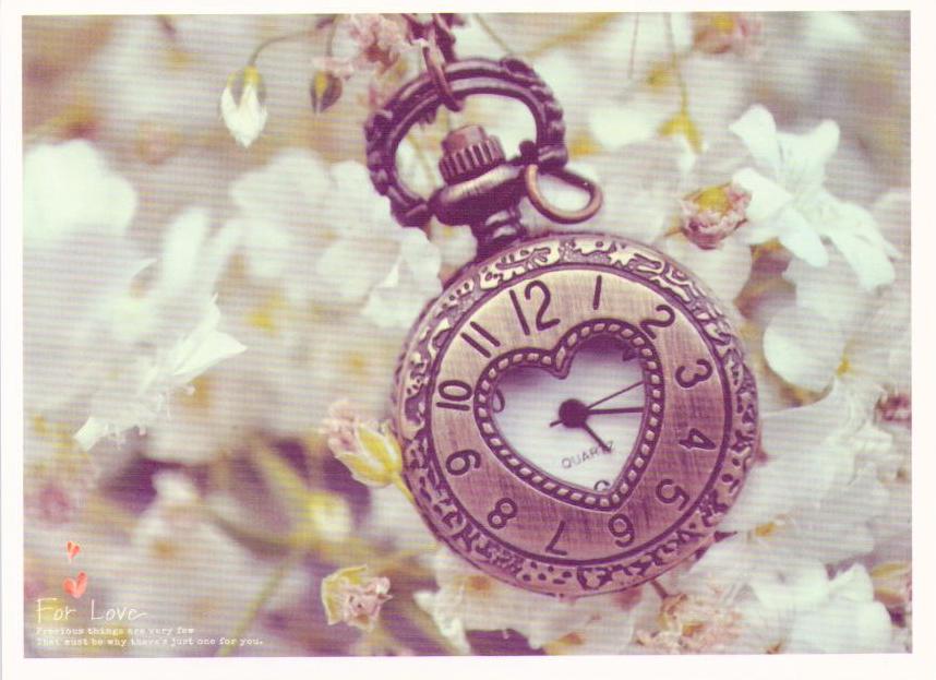 Pocket watch with heart