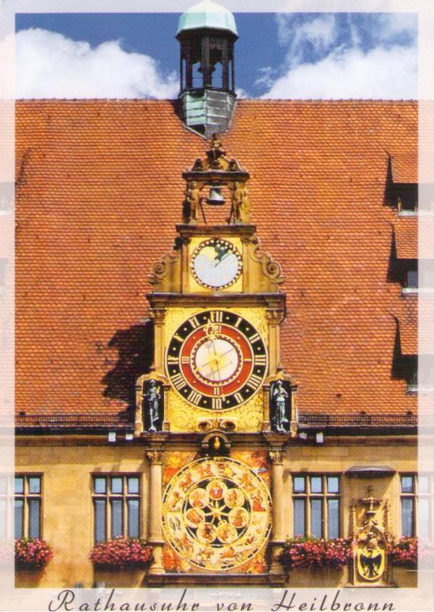 Heilbronn, Townhall and clock (Germany)