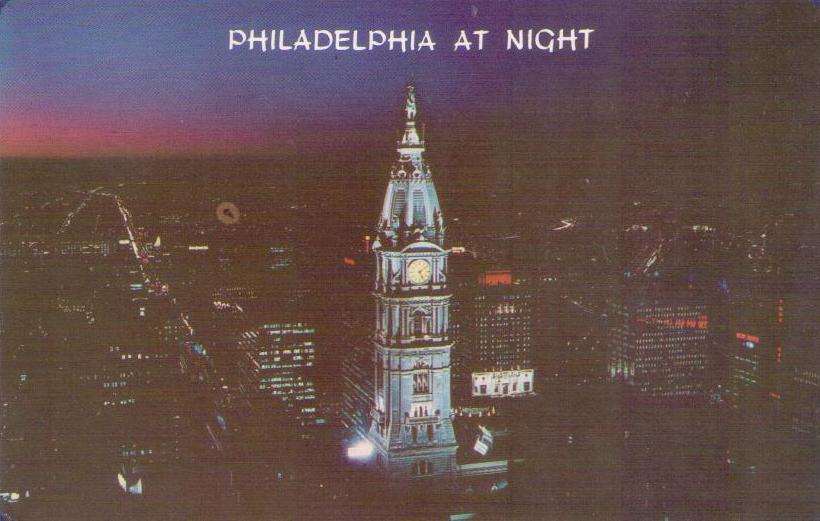 Philadelphia at Night (Pennsylvania, USA)