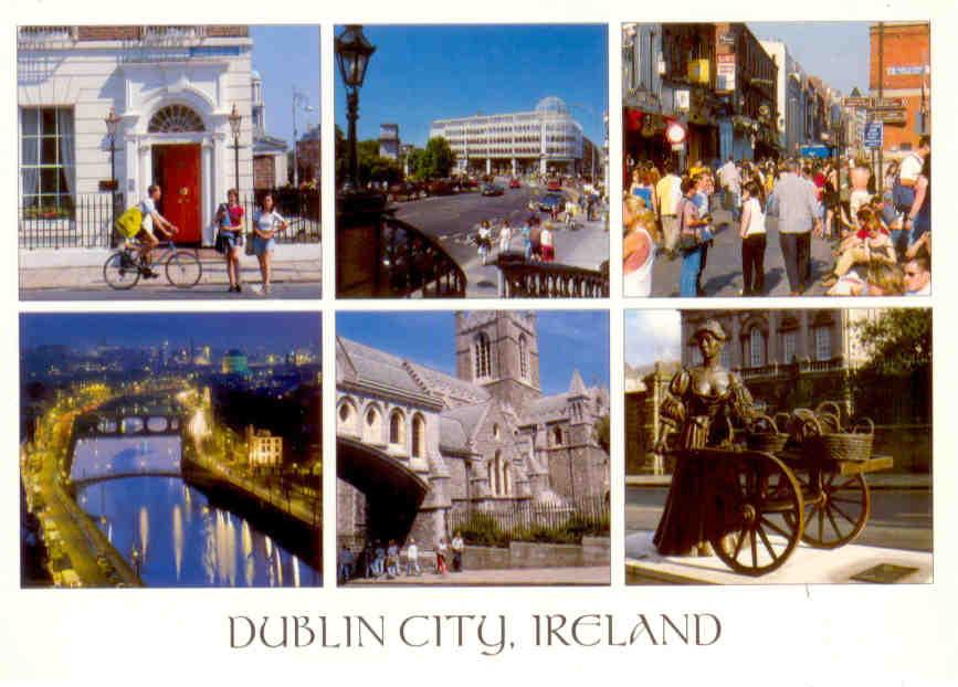 Dublin City, multiple views (Ireland)