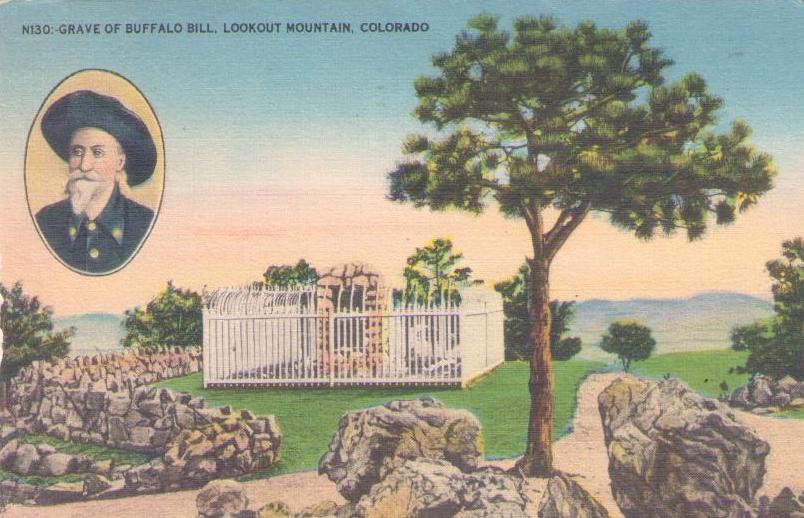 Lookout Mountain, Grave of Buffalo Bill (Colorado, USA)