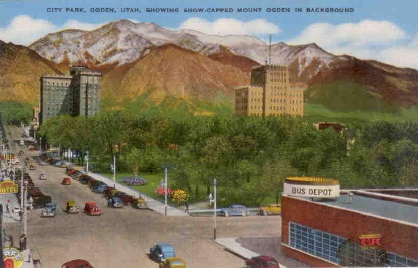 Ogden, City Park and Mount Ogden (Utah)
