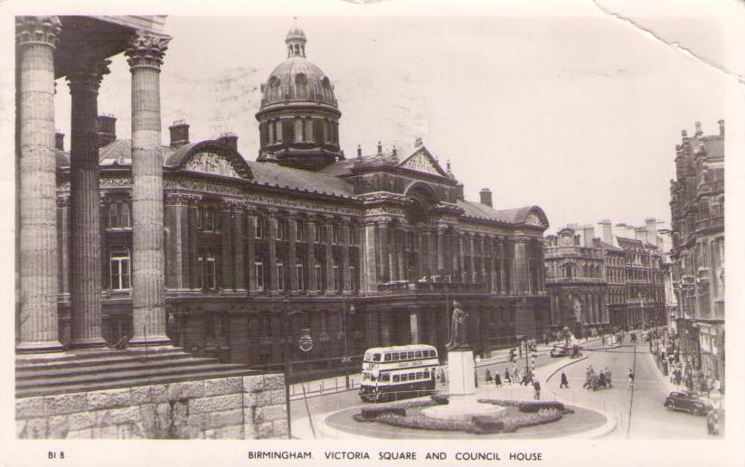 Birmingham, Victoria Square and Council House (England)