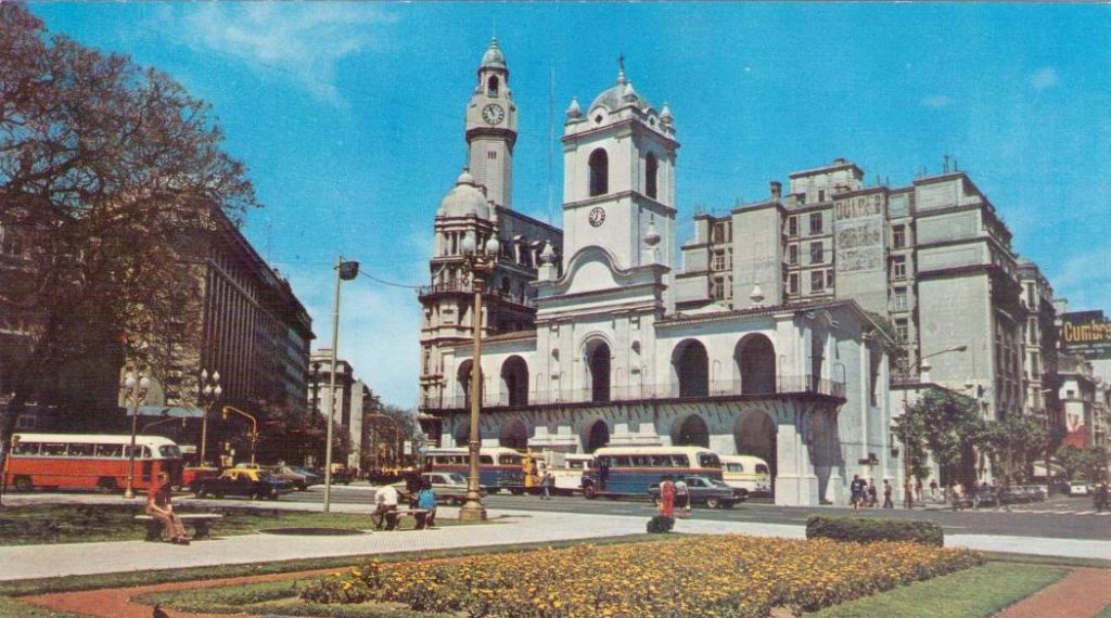 Buenos Aires, View of the Cabildo at May Square (Argentina)