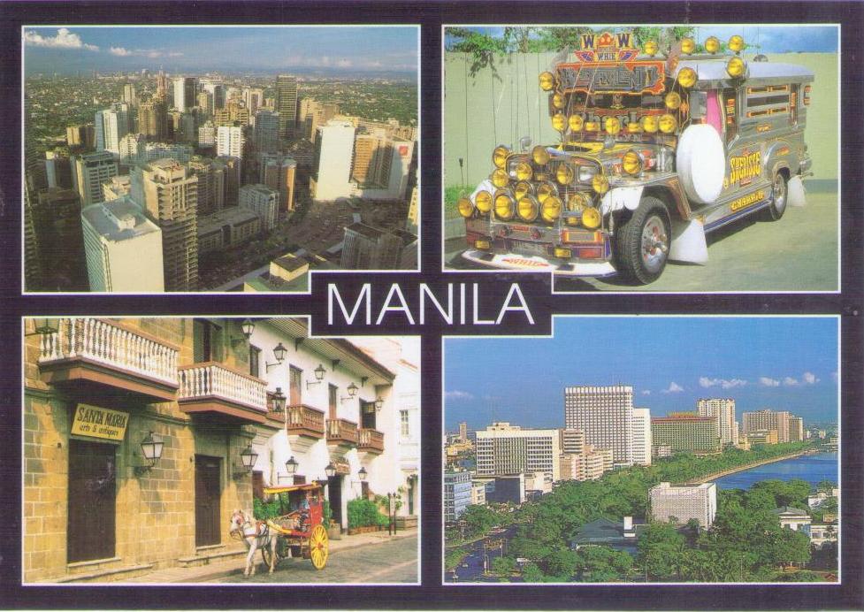 Manila, multiple views (Philippines)