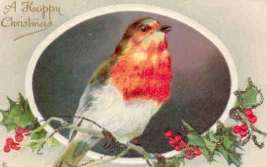 A Happy Christmas robin