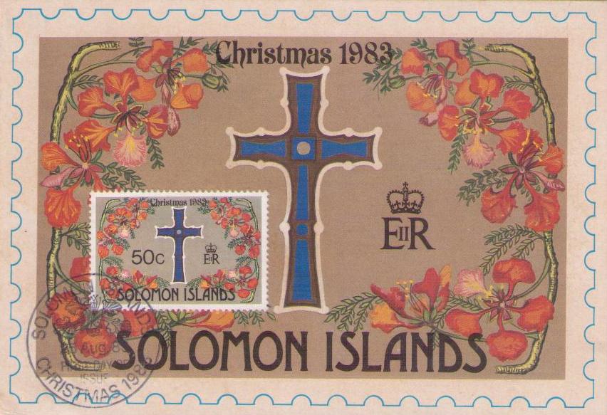 Christmas Customs (Maximum Card) (Solomon Islands)