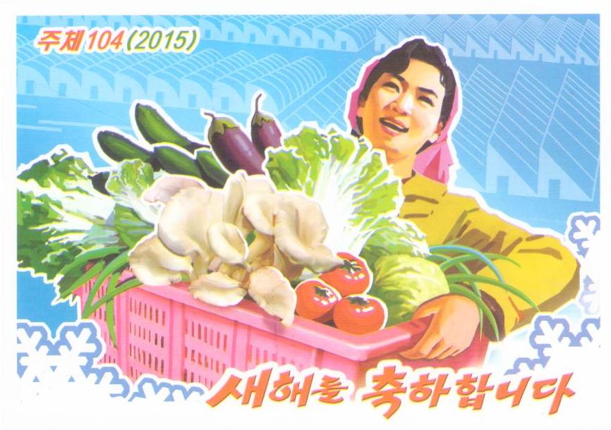 New Year 2015 – vegetables (DPR Korea)