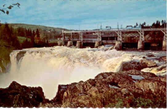 Grand Falls Dam and Falls, New Brunswick (Canada)